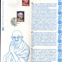 France 2019 Mahatma Gandhi of India 150th Birth Anniversary 1v Cancelled Folder # 10731