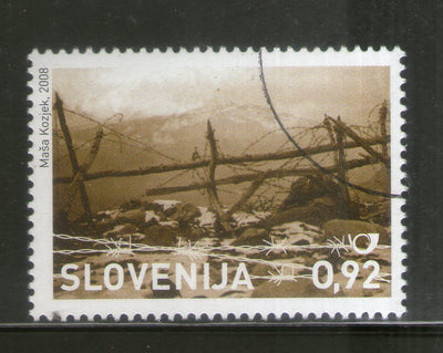 Slovenia 2008 90th Anni of End of WWI Soldier Military Sc 767 SPECIMEN MNH # 1074