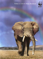 Mozambique 2002 WWF African Elephant Sc 1587 Wildlife Animal Sheetlet + FDCs Prince Bernhard Presentation Pack # 10772