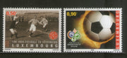 Luxembourg 2006 World Cup Football Soccer Players Sc 1187-88 MNH # 1079