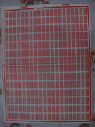 India Fiscal 5p Large Red Revenue Stamp Full Sheet of 280 Stamps MNH # 10802
