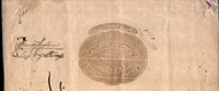 India Fiscal Hyderabad State 2 Rs Stamp Paper Type 1 KM 17 Court Fee Revenue # 10821A