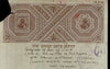 India Fiscal KG V 1Re 8As ISG WMK-11 Prt- Nasik Stamp Paper Court Fee RARE # 10884