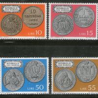 San Marino 1972 Coins on Stamps Sc 770-97 MNH # 1088
