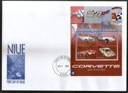 Niue 2003 Corvette Motor Car Automobile Sc 771 Sheetlet FDC # 10893