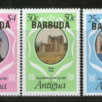 Antigua 1981 O/P Barbuda Princess Diana & Charles Royal Wedding MNH # 108 - Phil India Stamps