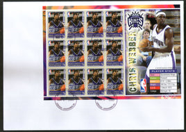 Grenada 2005 Chris Webber Basketball Player Sport Sc 2597 Sheetlet on FDC # 10951