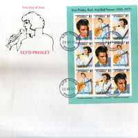 Dominica 1993 Elvis Presley Cinema Music Film Actor Sc 1544 Sheetlet FDC # 10959