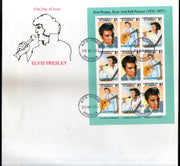 Dominica 1993 Elvis Presley Cinema Music Film Actor Sc 1544 Sheetlet FDC # 10959
