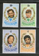 Redonda 1979 International Year of the Child - IYC Children Emblem 4v MNH # 1120