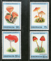Grenada 1989 Mushrooms Fungi Plant Sc 1747-50 MNH # 1121