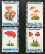 Grenada 1989 Mushrooms Fungi Plant Sc 1747-50 MNH # 1121