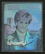 Grenada Grenadines 1998 Princess Diana Commemoration Hologram Stamp Sc 2055A MNH # 1144