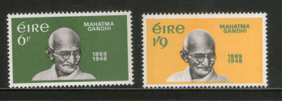 Ireland 1969 Mahatma Gandhi India Birth Centenary Sc 275-76 MNH # 1210