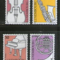 Luxembourg 2000 Musical Instrument Music Sc 1027-30 4v MNH # 1225