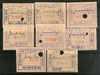 India Fiscal Khetri State 8 Diff. Court Fee Type 5 & 30 Revenue Stamp # 1226