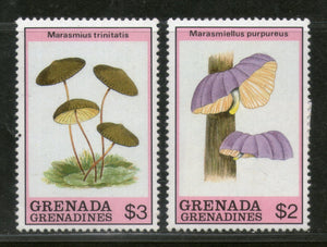 Grenada Grenadines 1989 Mushrooms Fungi Plant Sc 1083-84 MNH # 1228