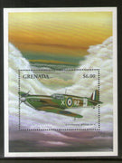 Grenada 1998 Spitfire Aircraft Aviation Sc 2772 M/s MNH # 12512