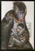 Nevis 1998 Mandrill Monkey Wildlife Animals Sc 1074 M/s MNH # 12568