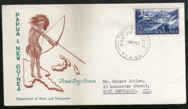Papua New Guinea 1963 Mountain Transport Plane Landing at Tapini FDC # 12570
