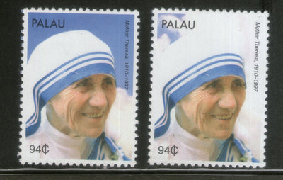 Palau 2010 Mother Teresa of India Nobel Prize Winner Sc 1011 MNH # 1257
