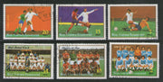 Equatorial Guinea 1977 World Cup Football Sport Players 6v Cancelled # 12599a