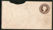 India 1893's QV 1An Brown Postal Stationary Envelope Jain-E14 Mint # 12662