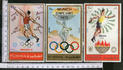 Fujeira 1972 Olympic Games Discus Thrower Sport Cancelled Giant Stamp See Scale # 12705