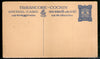 Travancore – Cochin State 4ps Elephant Postal Stationery Post Card MINT # 12724