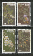 Botswana 1980 Flowers Orchids Plant Sc 258-61 MNH # 1274