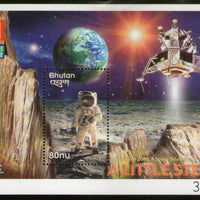 Bhutan 2000 Man on Moon Space Sc 1293 M/s MNH # 12764