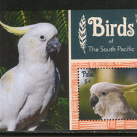 Palau 2015 Cockatoo Birds Wildlife Fauna Sc 1280 M/s MNH # 12784