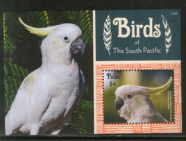 Palau 2015 Cockatoo Birds Wildlife Fauna Sc 1280 M/s MNH # 12784