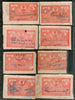 India Fiscal Madhya Bharat State 23 Diff Court Fee Revenue Stamp # 12838