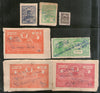India Fiscal Madhya Bharat State 23 Diff Court Fee Revenue Stamp # 12838