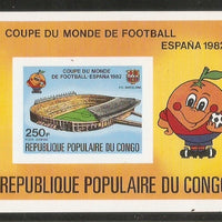 Congo 1980 World Cup Football Spain Sc C281 Imp M/s MNH # 12916A