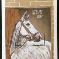 Central African Rep. 1999 Horse Painting Animal Sc 1289 M/s MNH # 12933