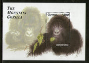 Guyana 1998 Mountain Gorilla Monkey Wildlife Animals Sc 3333 M/s MNH # 12958