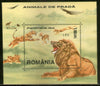 Romania 2000 Lion Wildlife Animals Sc 4414 M/s MNH # 12968