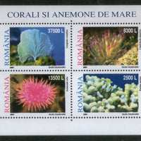 Romania 2001 Corals & Sea Anemones Marine Life M/s Sc 4483 MNH # 12984