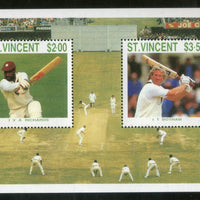 St. Vincent 1988 Cricket Player Vivian Richard Sport M/s MNH #  13303