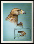 Angola 2000 Eagle Birds of Prey Wildlife Sc 1149 M/s MNH # 13049