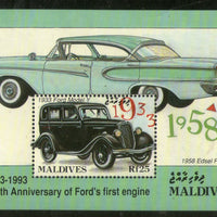 Maldives 1993 Classic Cars Mercedes-Benz T Ford M/s Sc 1917 MNH # 13062