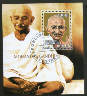 Benin Republic 2006 Mahatma Gandhi M/s Cancelled # 13079