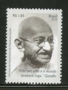 Brazil 2018 Mahatma Gandhi of India 1v MNH # 13097A