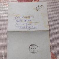 India Error Blank Postal Stationary Inland Letter Sheet ILC Used # 13148