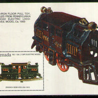 Grenada 1992 Steam Locomotive Railway Train Sc 2111 M/s MNH # 13180