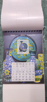 India 2017 Splendors of India Ancient Art Sculpture Painting 12 M/s Table Calendar MNH # 13194