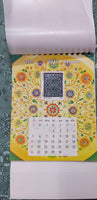 India 2017 Splendors of India Ancient Art Sculpture Painting 12 M/s Table Calendar MNH # 13194