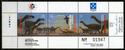 Micronesia 1994 Dinosaurs Pre Historic Animals Sc 199 M/s MNH # 13239